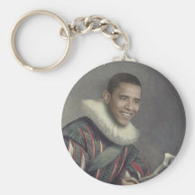 Baroque Obama Key Chains