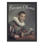 Baroque Obama Post Card