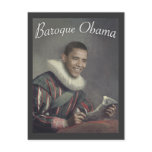 Baroque Obama Post Card
