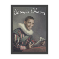 Baroque Obama postcards by kbilltv Baroque Obama postcards