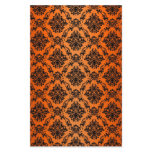 Baroque Orange Gothic Victorian Scapebook Sheet Stationery Paper