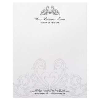 Baroque Ornaments letterhead letterhead