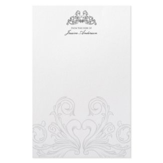 Baroque Ornaments personal stationery stationery