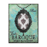 Baroque Pendant ~ Postcard