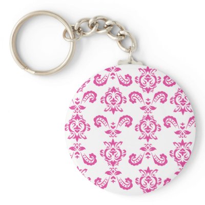 Baroque Pink Keychain by hyperspaz