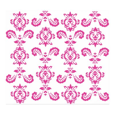 wallpaper prints. Baroque Pink Print by