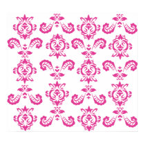 Baroque Pink Print