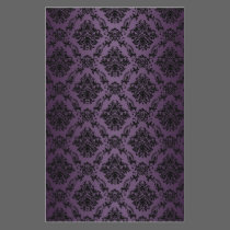 Baroque Plum Victorian Scrapbook Paper stationery