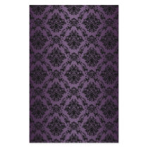Baroque Plum Victorian Scrapbook Paper Stationery