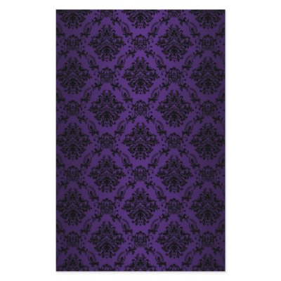 Baroque Purple Victorian Scrapbook Paper Stationery by mykajelina