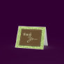 Baroque Vintage Green Thank You Card