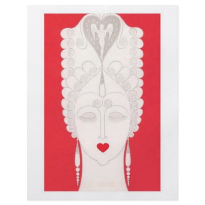 Baroque Woman Flyer Design by Cardgallery