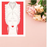 Baroque Woman Postcards