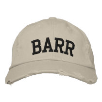 Barr Embroidered Hat embroidered hats