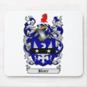 BARR FAMILY CREST -  BARR COAT OF ARMS mousepads