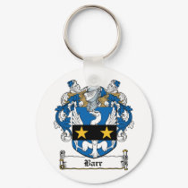 Barr Family Crest keychains by coatsofarms Barr Family Crest keychains