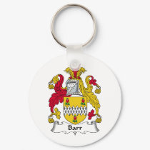 Barr Family Crest keychains by coatsofarms Barr Family Crest keychains