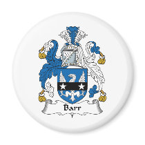 Barr Family Crest Refrigerator Magnets