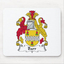 Barr Family Crest mousepads by coatsofarms Barr Family Crest mousepads