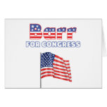 Barr for Congress Patriotic American Flag Greeting Cards