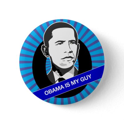 Barrack Obama for President 2008 Button Pins by iloveyourshirt