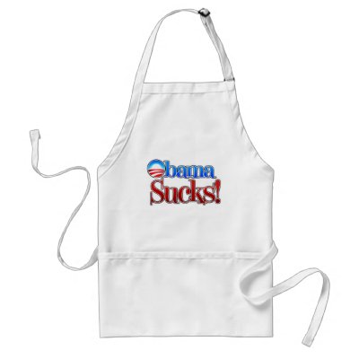 Barrack Obama Sucks Apron by DiscoverBG