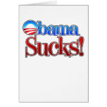 Barrack Obama Sucks Greeting Cards