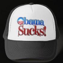 Barrack Obama Sucks hats