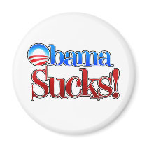 Barrack Obama Sucks Refrigerator Magnets