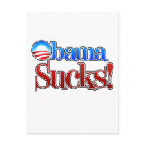 Barrack Obama Sucks Postcard