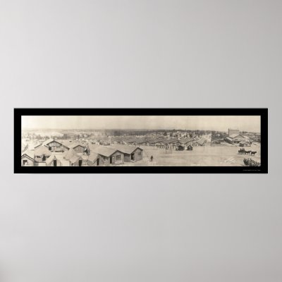 Barracks Army WWI Photo 1918 Print by lc_panoramicphotos