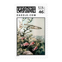 Barracuda and Reef Fishes Postage Stamps