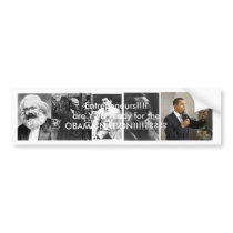 BARRAK THE SOCIALIST BUMPER STICKER