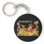 Barre Automobiles - Vintage Advertisement Poster keychains