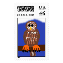 Barred Owl Postage stamps