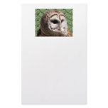 Barred Owl Personalized Stationery
