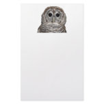 Barred Owl Custom Stationery