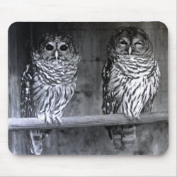 Barred Owls mousepad