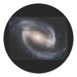 Barred Spiral NGC 1300 Round Stickers