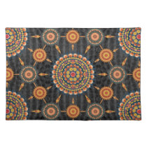 Barrel Cactus Mandala Array 2 Placemat