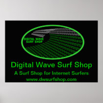 Barrel Digital Wave Right Perspective P6 Posters