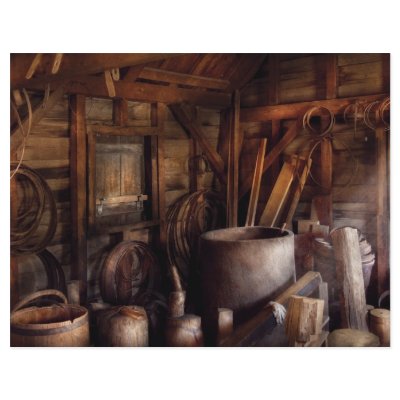 Barrel Maker - In the back of the barrel makers sh Full Color Flyer by suburbanscenes