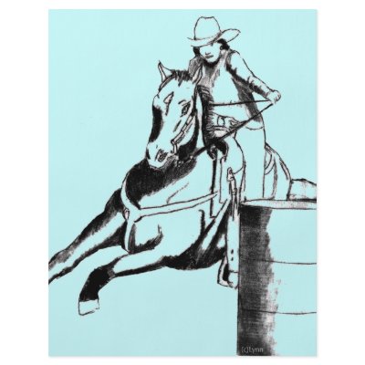 Barrel Racer 100 Flyer Design by saddleblkt