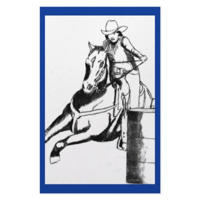 Barrel Racer 100 Personalized Stationery by saddleblkt