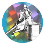 Barrel Racer 102 Round Stickers