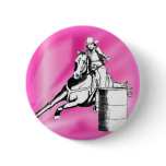 Barrel Racer 103 Pinback Buttons