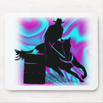 Barrel Racer 203 Mousepads