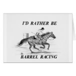 Barrel Racer Card