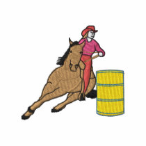 Barrel Racer embroidered shirts by ZazzleEmbroidery Barrel Racer embroidered shirts