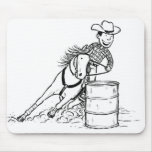 Barrel Racer Mousepad